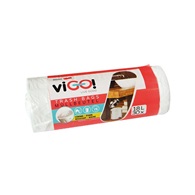 sáčky na odpadky 18 l bílé 30 ks / 45x50 cm 6 my viGO!