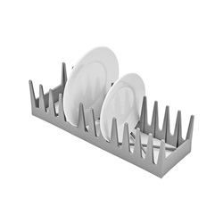 Držák talířů pro koše do myčky na 12 talířů