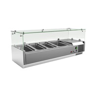 <p>Pultová vitrína chladicí MCH 3120, 1x GN 1/2 + 3x GN 1/3</p>