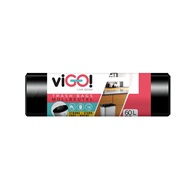 Sáčky na odpadky my viGO! černé, 60 l, 60x70 cm / 50 ks