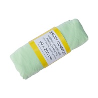 Prostěradlo JERSEY COMFORT, 90 x 200 x 22 cm, zelené, s gumou, 180g/m2, 100% bavlna