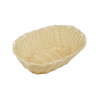 Košíček na pečivo, 23 x 15 x 6 cm, ovál polyratan