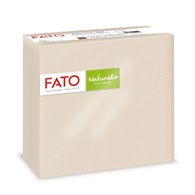 Papírové ubrousky 38 x 38 cm, 2 vr., Natural bez potisku, 40 ks