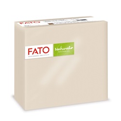 Papírové ubrousky 38 x 38 cm, 2 vr., Natural bez potisku, 40 ks