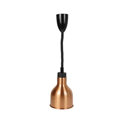 Ohřevná lampa, infra, závěsná, barva bronz, průměr 19 cm, délka 60 - 150 cm