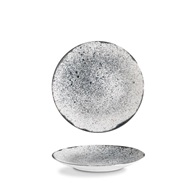 Mělký talíř coup ISABELLE, 21 cm, dekor Rustic paris blue