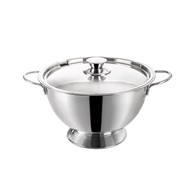 Nerezová mísa na polévku, s poklicí, 4,5 l