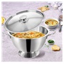 Nerezová mísa na polévku, s poklicí, 4,5 l