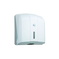 Zásobník na skládané ručníky ZZ skládání, bílý plast