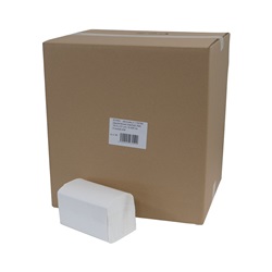 Ubrousky do zásobníku 2-vr. bílé Interfold (N4), 16,5 x 21 cm / 8000 ks
