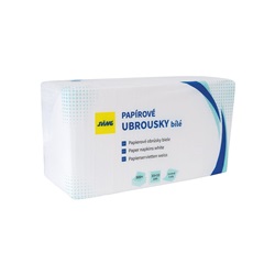 Papírové ubrousky SVING 33 x 33 cm, 1-vr, bílé, 500 ks