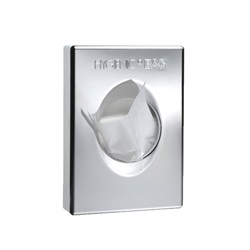 Zásobník na hygienické sáčky, barva chrom.