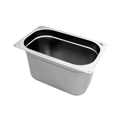 Gastronádoba z nerezu GN1/4 - 150 mm, bez držadel, plná.