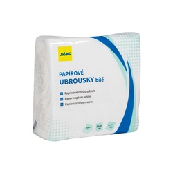 Papírové ubrousky SVING 33 x 33 cm, 1-vr., bílé, 100 ks

.