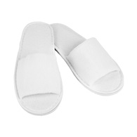 Hotelové pantofle HOTEL, otevřené, bílé, 28cm.