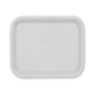 Plastový podnos 45,7 x 35,6 cm šedý