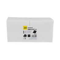 Papírové koktejlové ubrousky 24 x 24 cm, 2-vr, bílé, 250 ks