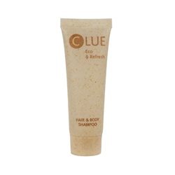 Tělový a vlasový šampon CLUE Eco and Refresh v tubě, 30 ml