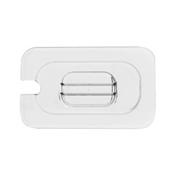 gastronádoba víko GN1/9 polykarbonát s výřezem na naběračku