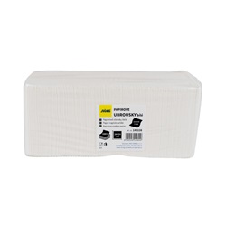 <p>Papírové koktejlové ubrousky 24 x 24 cm, 1-vr, bílé, 500 ks</p>