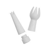 Náhradní zdobítka  + nástavec – bílá K514A+B+C