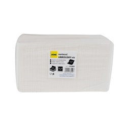 Papírové ubrousky 30 x 30 cm, /500 ,1-vr., bílé.