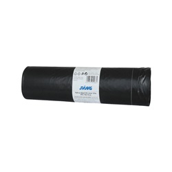 Pytle na odpad 120 l - černé, 25 ks - silné / 70 x 110 cm / HDPE 30 my