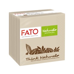 Ubrousky Think natural, 24 x 24 cm, 2vrstvé, 100 ks