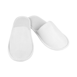 Hotelové pantofle STANDARD bílé, zavřené, 28 cm