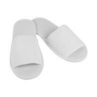 Hotelové pantofle STANDARD bílé, otevřené, 28 cm